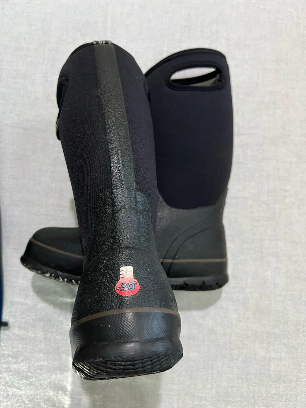 BOGS Insulated Waterproof Black -30 Degree Winter Rain Boots Y4